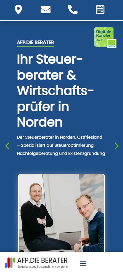 AFP.DIE BERATER – mobile Ansicht